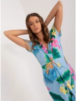 Šaty DHJ SK 17302K 1.69 světle modrá Šaty DHJ SK 17302K 1.69 světle modrá