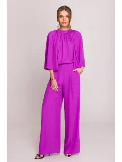 Kombinéza s širokými rukávy a zády model 20966209 - STYLOVE