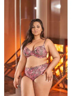 Ava SK 217 Pink Maxi měkká plavková podprsenka