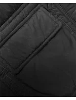 Černá péřová dámská vesta model 18851549 - S'WEST Černá péřová dámská vesta model 18851549 - S'WEST