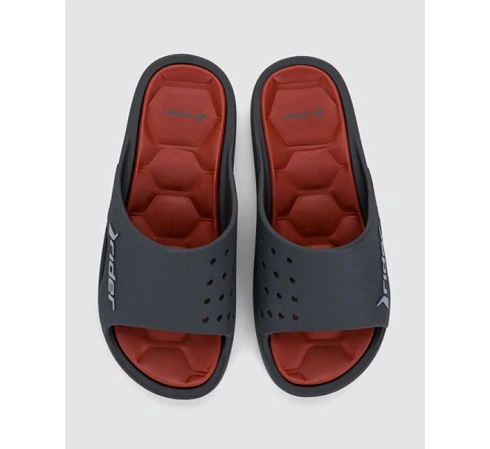 Pánské sportovní žabky Rider Bay pohodlné šedé pantofle model 22088648 - Hikvision Pánské sportovní žabky Rider Bay pohodlné šedé pantofle model 22088648 - Hikvision