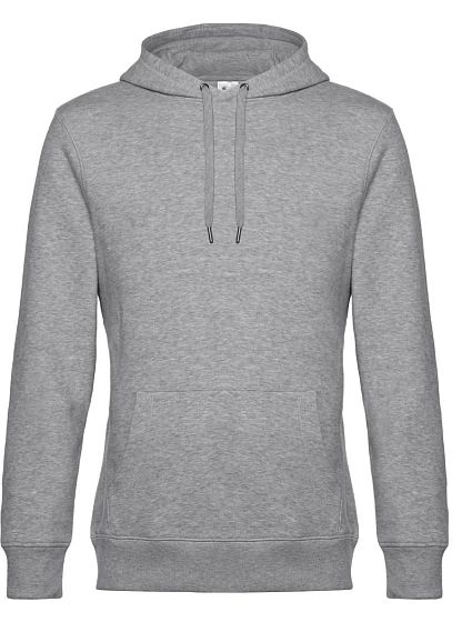 B&C KING Hooded_° Pánská mikina s kapucí 01.U02K heather grey B&C KING Hooded_° Pánská mikina s kapucí 01.U02K heather grey