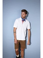JN Pánské piqué polo v stylu 02.0 white model 22488681 - Daiber JN Pánské piqué polo v stylu 02.0 white model 22488681 - Daiber