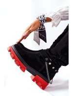 Dámské Kozačky Lewski Černé Semišové model 21562307 - Boto