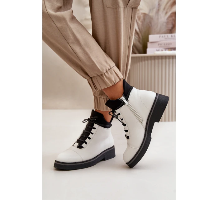 Nízké dámské boty z ekologické kůže béžové Erisabelle Nízké dámské boty z ekologické kůže béžové Erisabelle