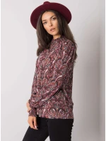 Bluzka model 21786297 ciemny brązowy - FPrice