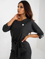 Dámské šaty LK SK 507724 tmavě šedé