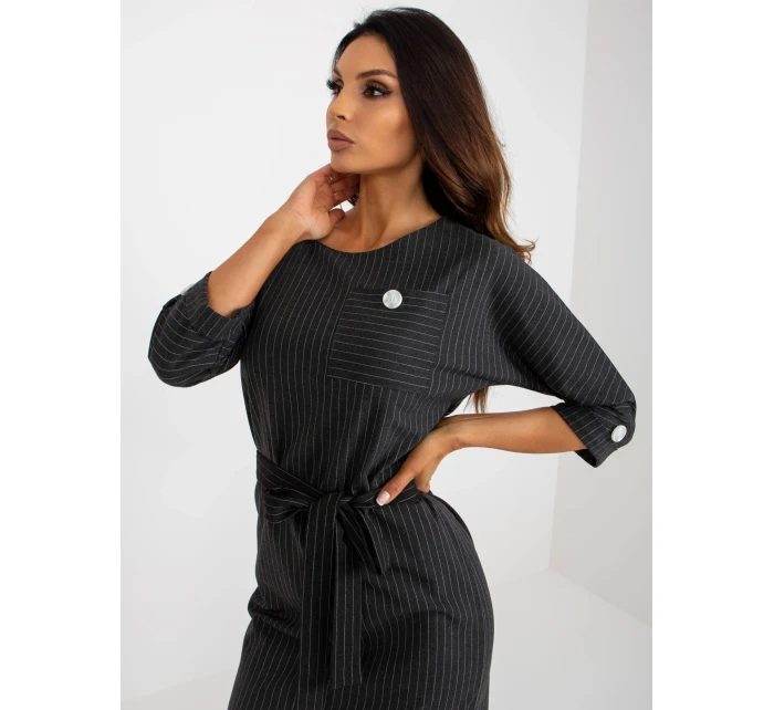 Dámské šaty LK SK 507724 tmavě šedé