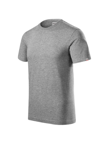 model 20643558 tričko unisex tmavě šedý melír 12 (brand label) - MALFINI, a.s.