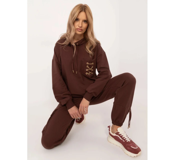 Dámská sada CLM KMPL model 21130004 hnědá - FPrice Dámská sada CLM KMPL model 21130004 hnědá - FPrice