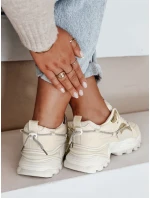 FashionStreet béžové dámské tenisky ZY1011