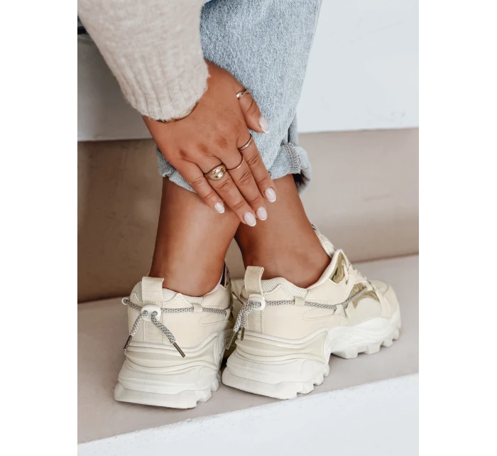 FashionStreet béžové dámské tenisky ZY1011
