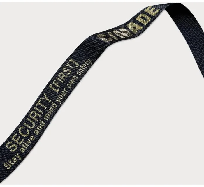 Tmavě modrá lesklá vesta s kapucí (B9782-3) Tmavě modrá lesklá vesta s kapucí (B9782-3)