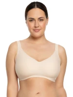 Dámský sportovní top Jelly bra comfort beige - JULIMEX Dámský sportovní top Jelly bra comfort beige - JULIMEX