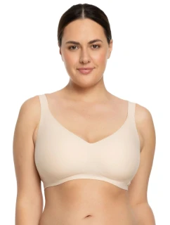 Dámský sportovní top Jelly bra comfort beige - JULIMEX