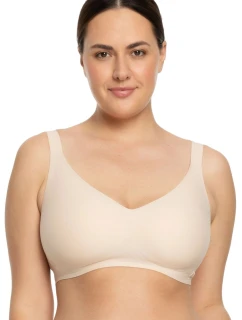 Dámský sportovní top Jelly bra comfort beige - JULIMEX