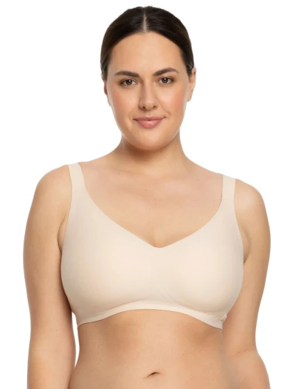 Dámský sportovní top Jelly bra comfort beige - JULIMEX Dámský sportovní top Jelly bra comfort beige - JULIMEX