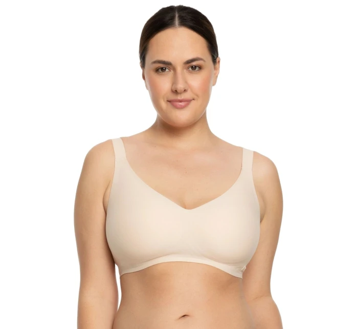 Dámský sportovní top Jelly bra comfort beige - JULIMEX Dámský sportovní top Jelly bra comfort beige - JULIMEX