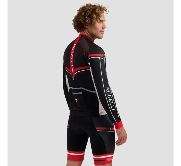 Rogelli tričko s dlouhým rukávem GARA MOSTRO II červené 5XL