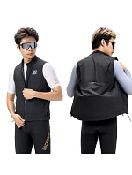 Rockbros YDMJ003 jarní/podzimní větruodolná vesta velikost XL - černá