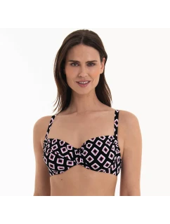 Style Aurora Top Bikini - horní díl 8786-1 black - RosaFaia