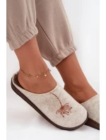 Dámské domácí obuv pantofle model 21714570 béžové - Inblu