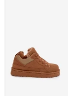 Dámské tenisky s podšívkou Camel model 21718502 - Boto Dámské tenisky s podšívkou Camel model 21718502 - Boto