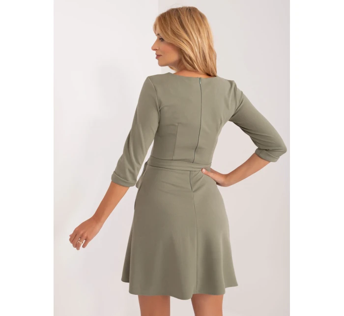 Sukienka LK SK model 21110944 khaki - FPrice Sukienka LK SK model 21110944 khaki - FPrice