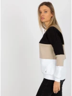 Mikina RV BL 8377.89 černá a béžová Mikina RV BL 8377.89 černá a béžová