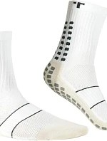 Protiskluzové fotbalové ponožky TRUsox 3.0 Mid-Calf Thin bílé - TRUSOX