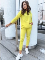 Dámské tepláky FITS žluté UY0580