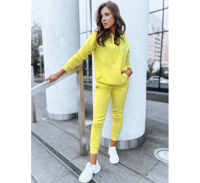 Dámské tepláky FITS žluté UY0580