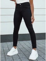 Dámské džínové kalhoty slim fit ACORN black FashionStreet UY2156