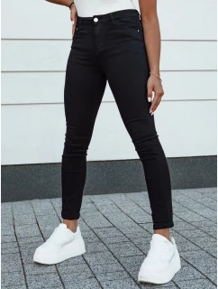 Dámské džínové kalhoty slim fit ACORN black FashionStreet UY2156