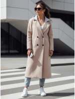 MODVENTURE dámský oversize kabát s kapucí béžový FashionStreet NY0721