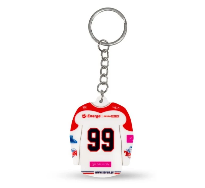 Přívěsek na klíče s hokejovým dresem KH Torun (Home) SREBBREKH-KHT Přívěsek na klíče s hokejovým dresem KH Torun (Home) SREBBREKH-KHT