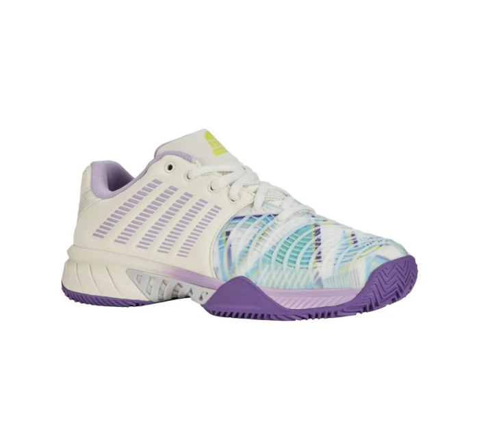 Dámská sportovní obuv K-Swiss Express Light 3 Padel tenisky white/purple (98900-182-M)