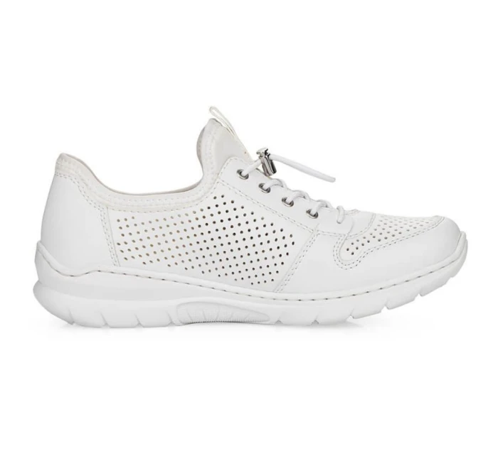 Pohodlná polobotka W model 22033528 bílá - Rieker