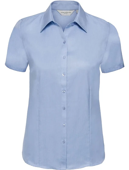 Russell Athletic 963F Halenka s krátkým rukávem, vzor rybí kost 11.963F light blue Russell Athletic 963F Halenka s krátkým rukávem, vzor rybí kost 11.963F light blue