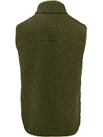 Fleece Vest Men Pánská fleecová vesta Sherpa "TwoTone" moss green model 22453581 - James Harvest Fleece Vest Men Pánská fleecová vesta Sherpa "TwoTone" moss green model 22453581 - James Harvest