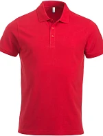 Clique Classic Lincoln S/S Pánské piqué polo z těžké bavlny 67.8244 red