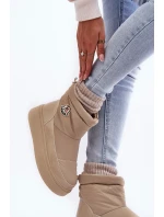 Dámské nazouvací sněhule na platformě model 21636250 - Boto Dámské nazouvací sněhule na platformě model 21636250 - Boto