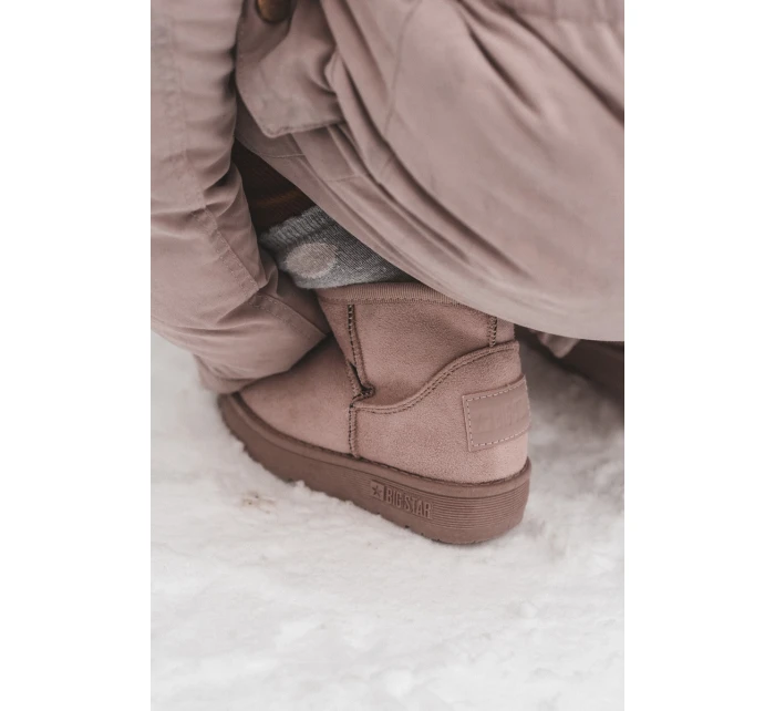 Dívčí Sněhové Boty S Kožešinou S Růžový Betty model 21637269 - Big Star Shoes Dívčí Sněhové Boty S Kožešinou S Růžový Betty model 21637269 - Big Star Shoes