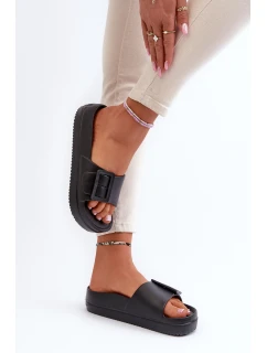 Dámské Pěnové Žabky Na Platformě S Big Star Černé model 21654891 - Big Star Shoes