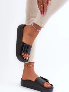 Dámské Pěnové Žabky Na Platformě S Big Star Černé model 21654891 - Big Star Shoes