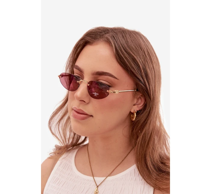 Dámské sluneční brýle Tmavě růžové