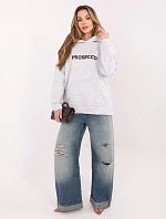 Mikina RV BL A1034.30 melanžově šedá