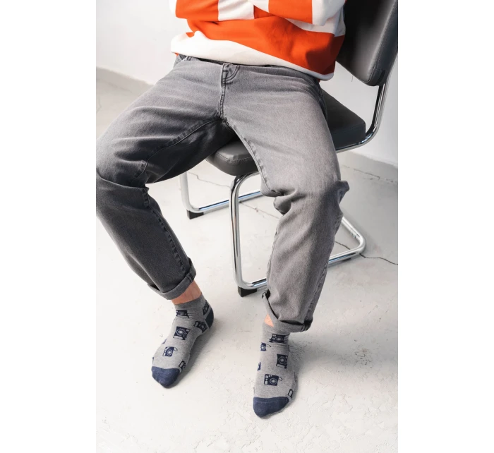 Ponožky 025-045 Melange Grey - Steven