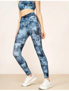 Dámské legíny OTHAW22TFTIF004 Modrá vzor - Outhorn