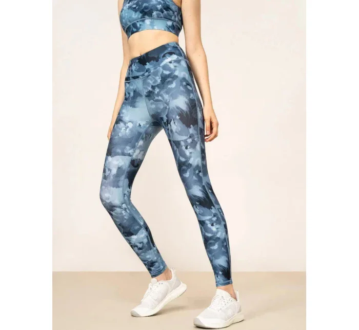 Dámské legíny OTHAW22TFTIF004 Modrá vzor - Outhorn